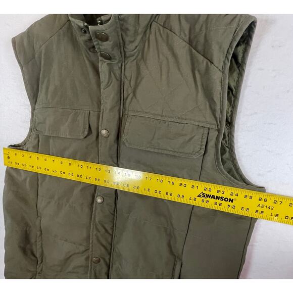 Magellan Outdoors Puffer Hunt Fishing Vest Coat Mens 2XL Olive Green Classic Fit - Picture 13 of 14